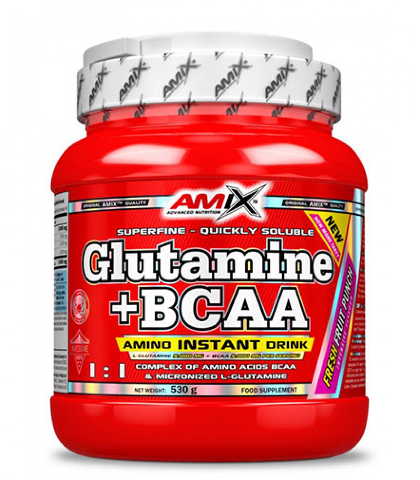 AMIX Glutamine + BCAA / Flavoured / 530g